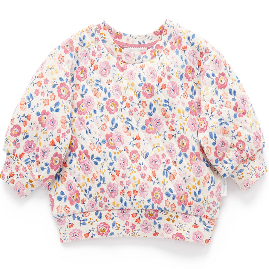 Floral Quilted Windcheater