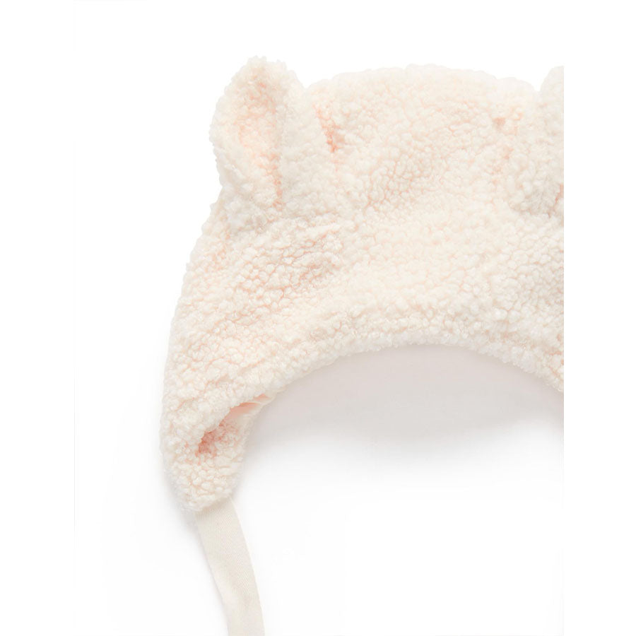Fluffy Animal Beanie-HATS & SCARVES-Purebaby-Joannas Cuties
