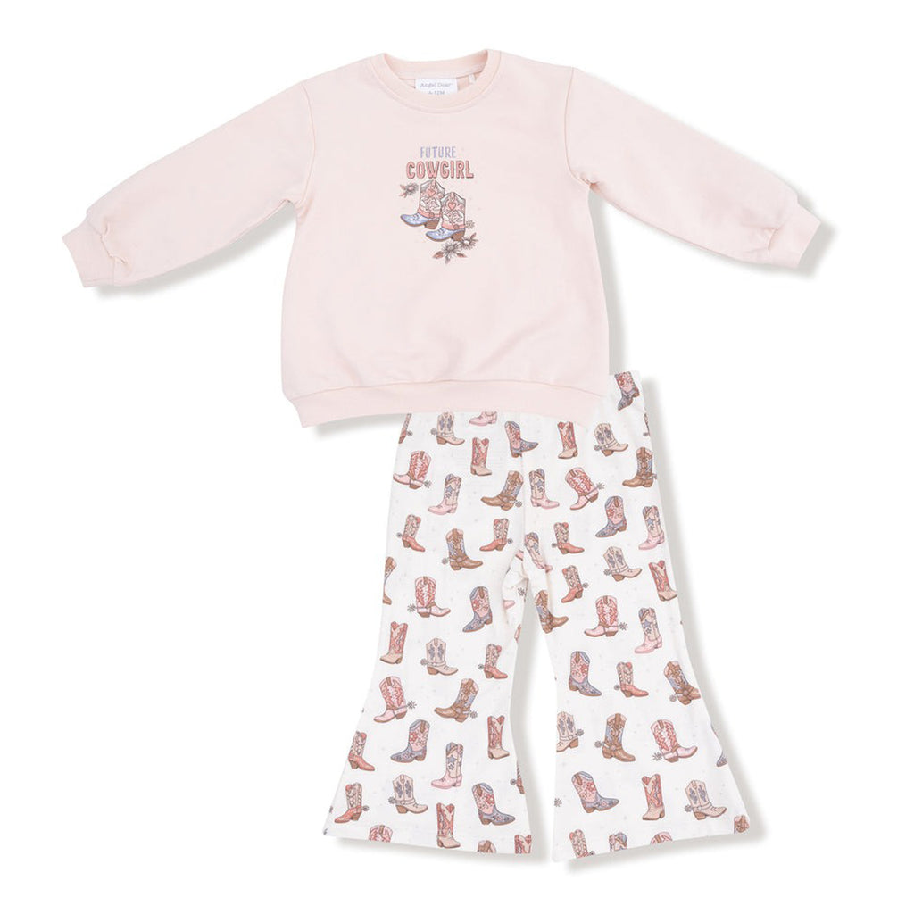 Future Cowgirl - Oversize Sweatshirt and Baby Bell Set