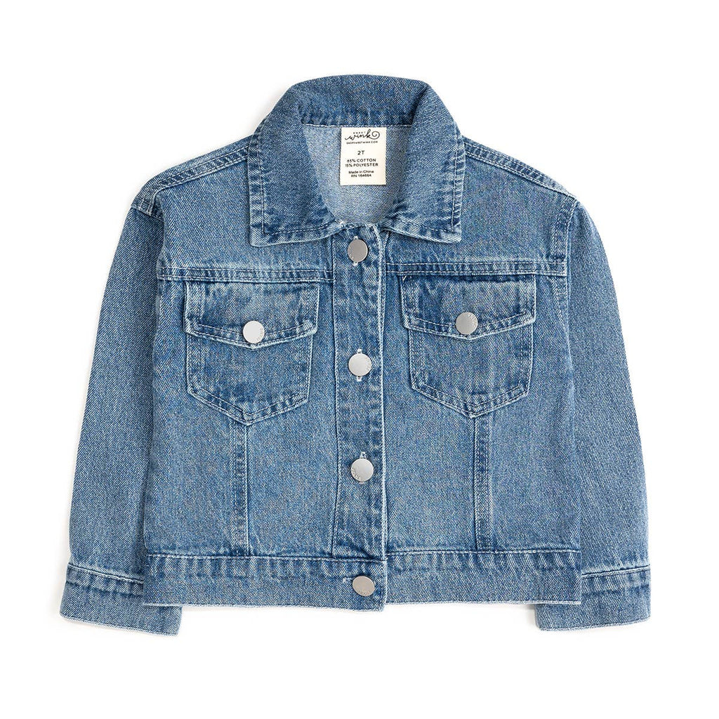Game Day Football Sequin Patch Denim Jacket