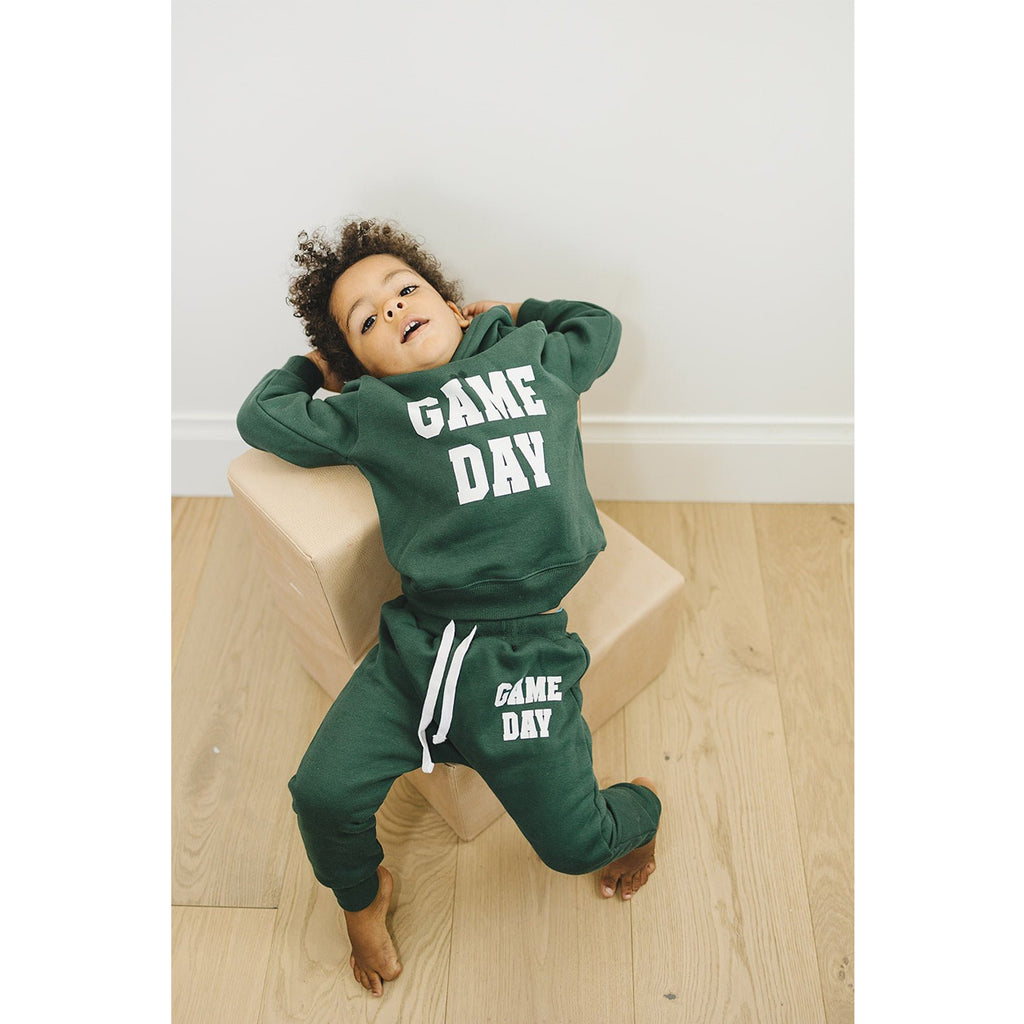 Game Day Jogger Set - Green-OUTFITS-Olive + Scout-Joannas Cuties