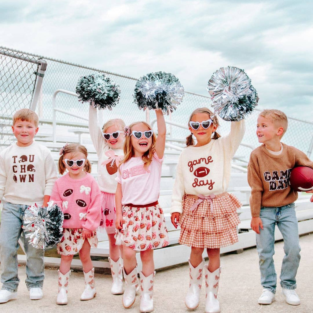 Game Day Patch Knit Sweater - Football