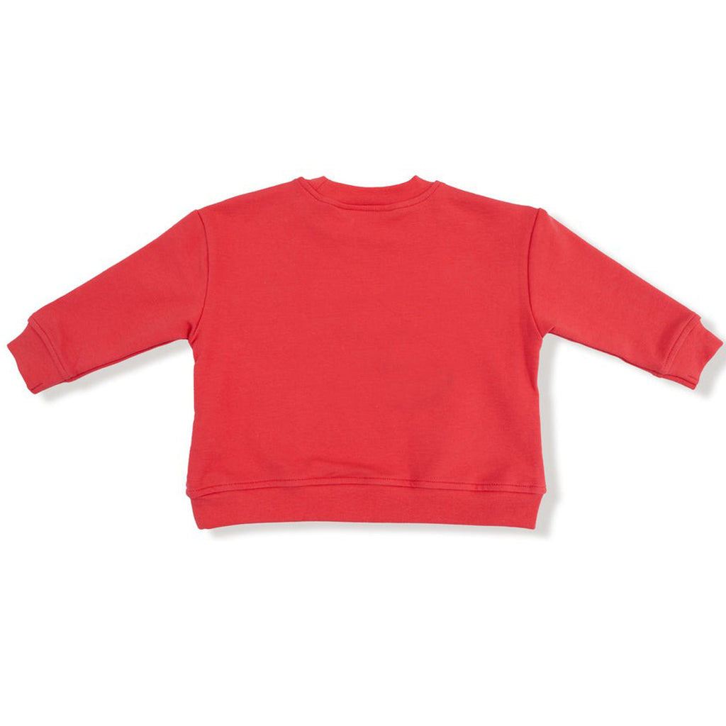 Gingerbread  Drop Sleeve Sweatshirt with Rib Cuffs + Pocket