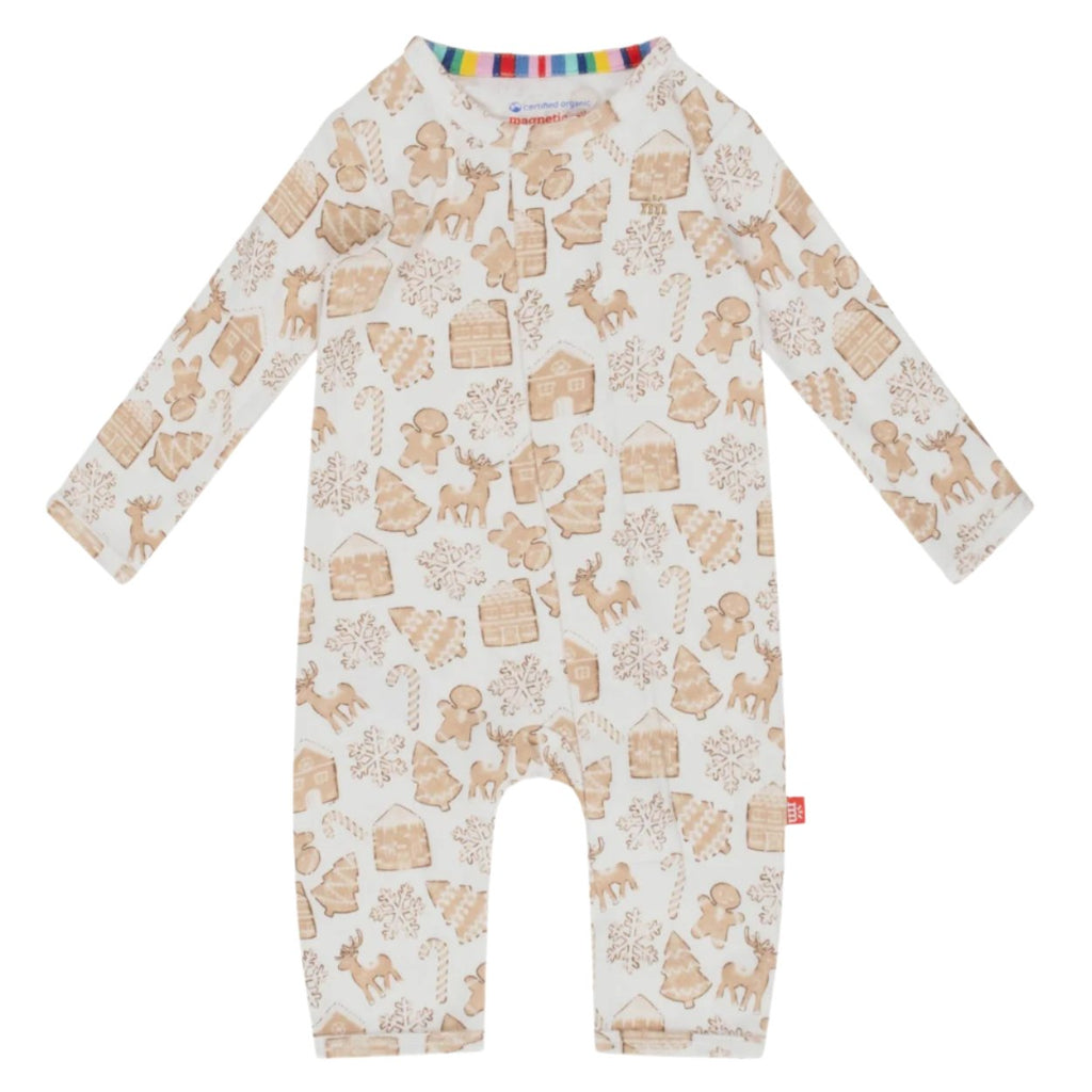 Gingerbread Lane Organic Cotton Magnetic Fuss Free Coverall