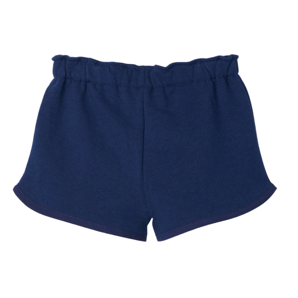 Girls Blue Paper Bag Shorts