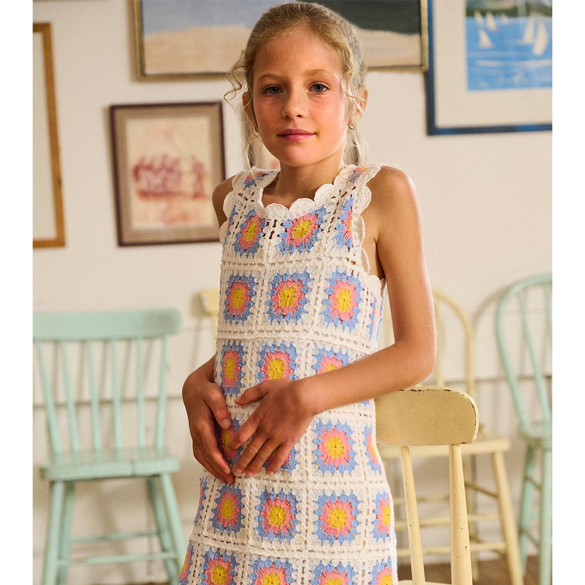 crochet dresses for girls Crochet dress for a very easy girl Majovelcrochet