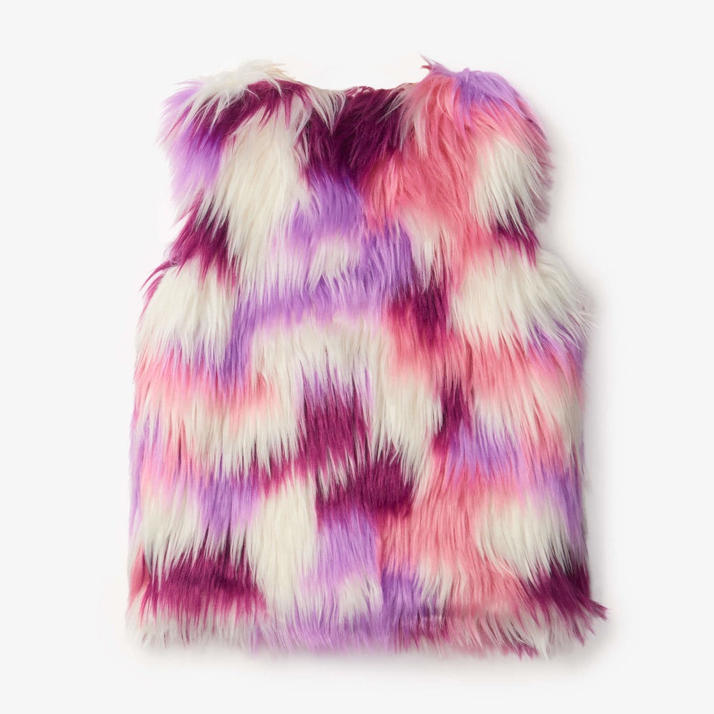 Girls Groovy Faux Fur Vest-OUTERWEAR-Hatley-Joannas Cuties