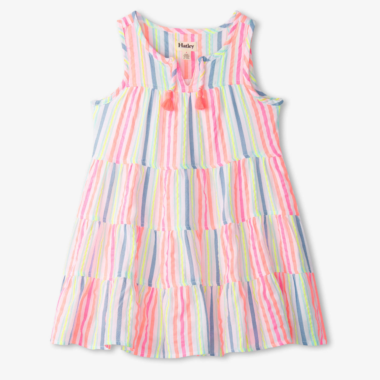 Hatley-Miami Beach Layered Tiered Dress 7 / Multi Hatley-Miami Beach Layered Tiered Dress 7 / Multi