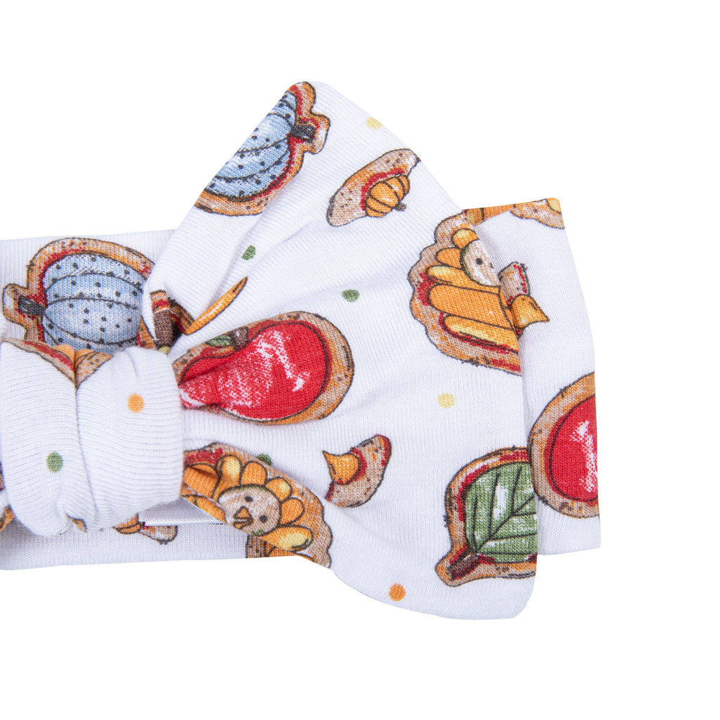 Gobble, Gobble Cookies Orange Printed Headband