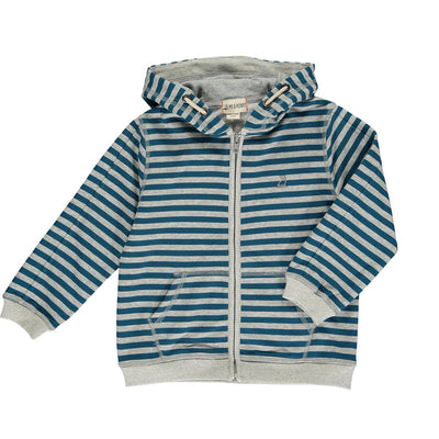 Boys Grey/Olive James Hooded Top by Me & Henry