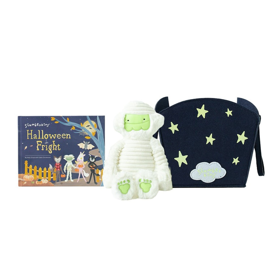Halloween Gift Set - Mummy Kin + Halloween Fright Book-PLAY-Slumberkins-Joannas Cuties