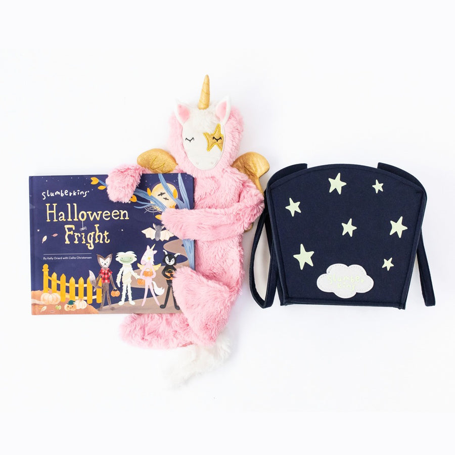 Halloween Gift Set - Pegasus Snuggler + Halloween Fright Book-TOYS-Slumberkins-Joannas Cuties