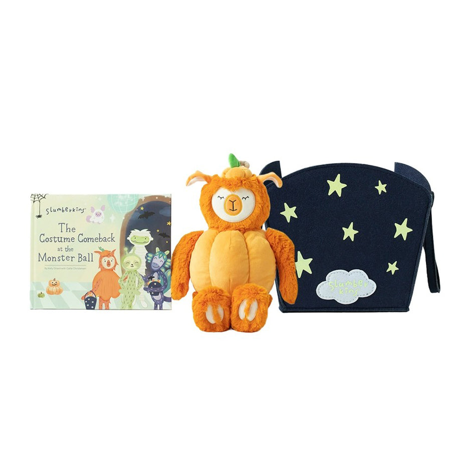 Halloween Gift Set - Pumpkin Kin + the Costume Comeback Book-TOYS-Slumberkins-Joannas Cuties