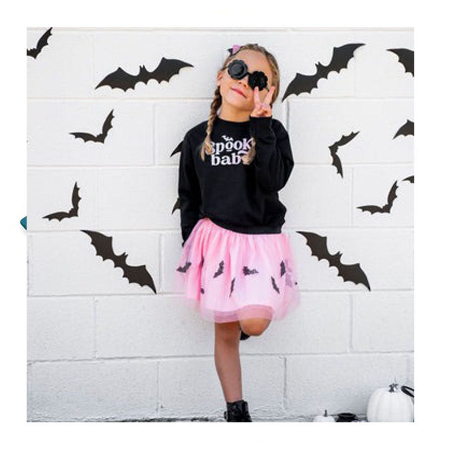 Halloween Tutu - Bat-DRESSES & SKIRTS-Sweet Wink-Joannas Cuties