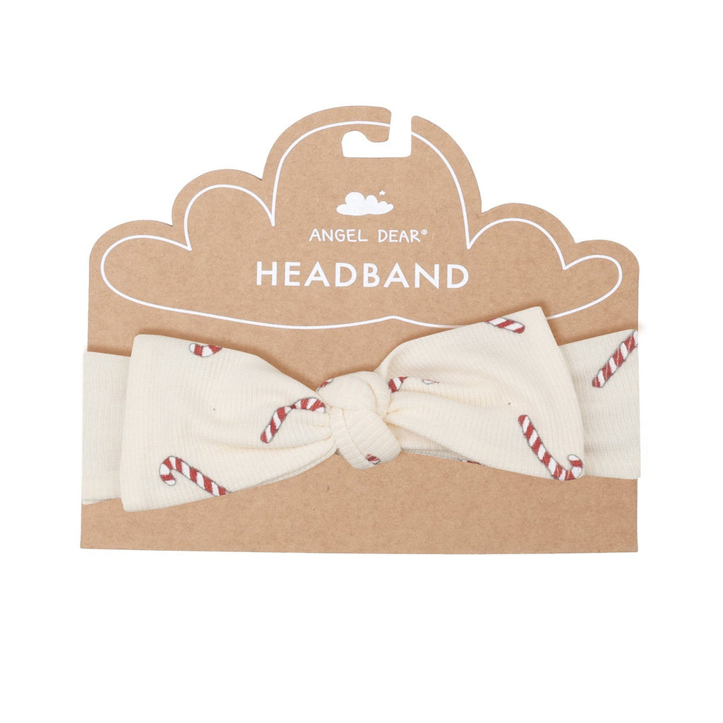 Headband - Candy Canes Rib