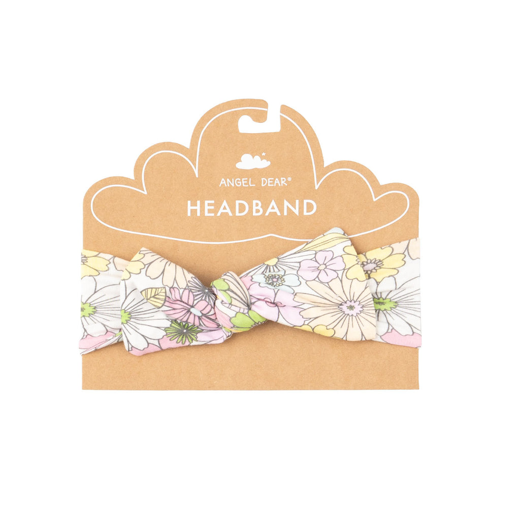Headband - Mixed Retro Floral-HEADBANDS-Angel Dear-Joannas Cuties