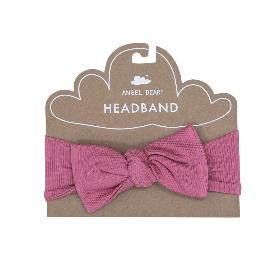 Headband - Rib Chateau Rose-HEADBANDS-Angel Dear-Joannas Cuties