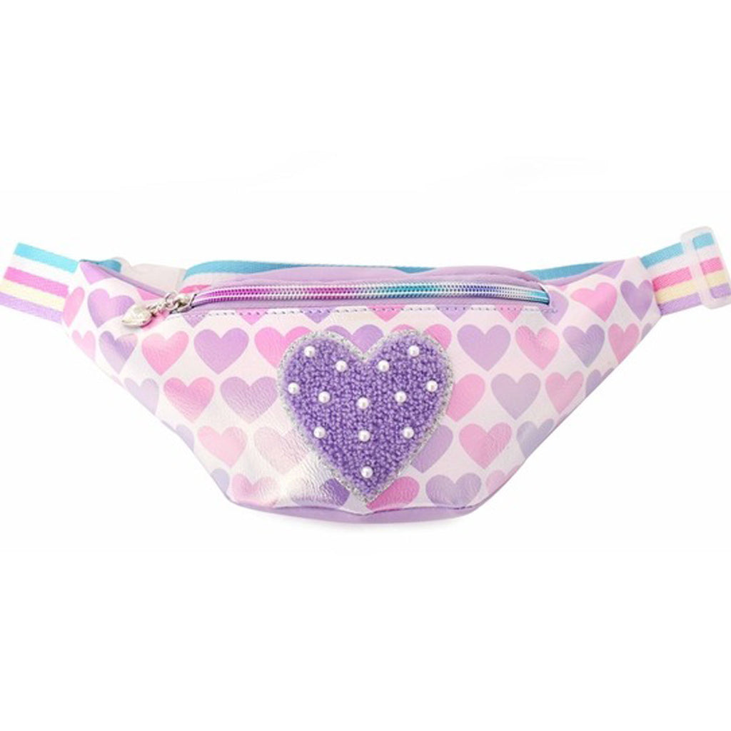 Hearts Print Fanny Pack-BACKPACKS, PURSES & LUNCHBOXES-OMG Accessories-Joannas Cuties