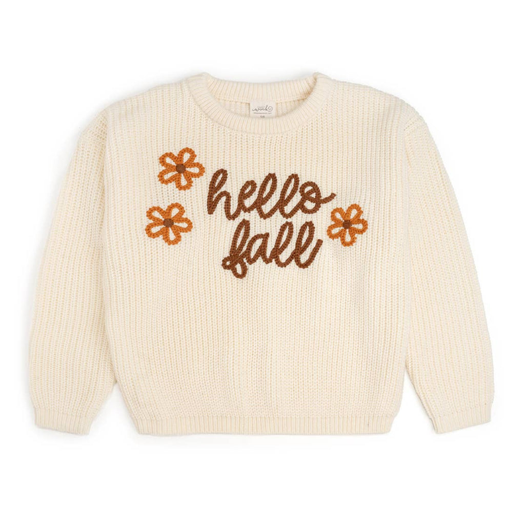 Hello Fall Knit Sweater