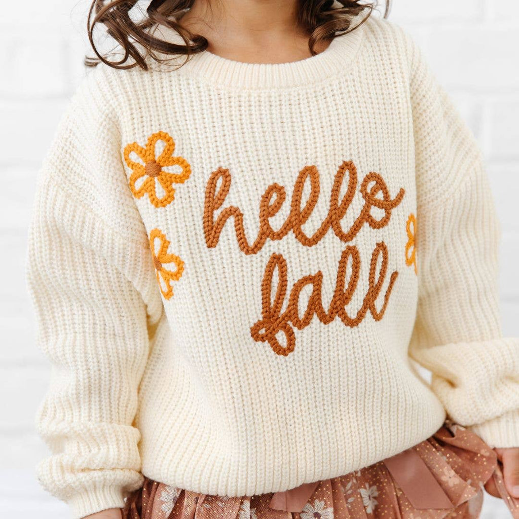 Hello Fall Knit Sweater
