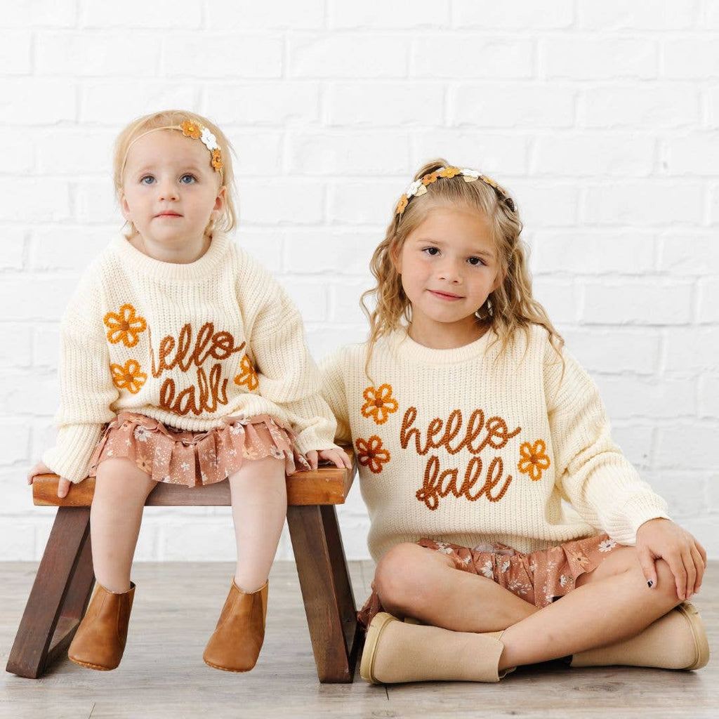 Hello Fall Knit Sweater