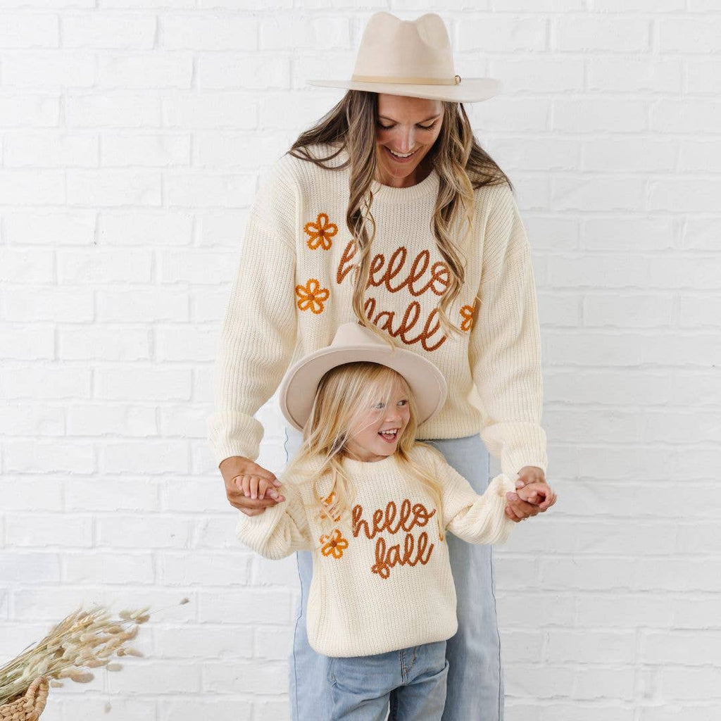 Hello Fall Knit Sweater