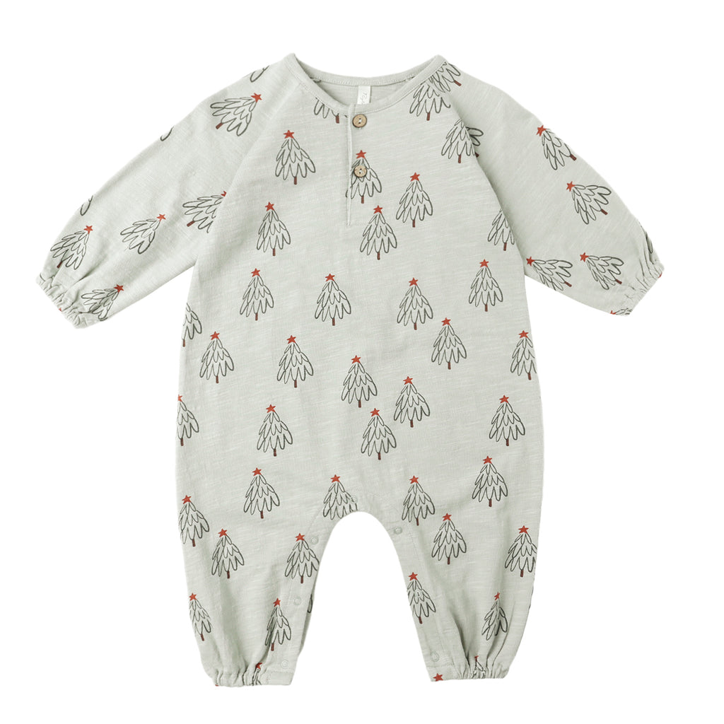 Henley Jumpsuit - Trees