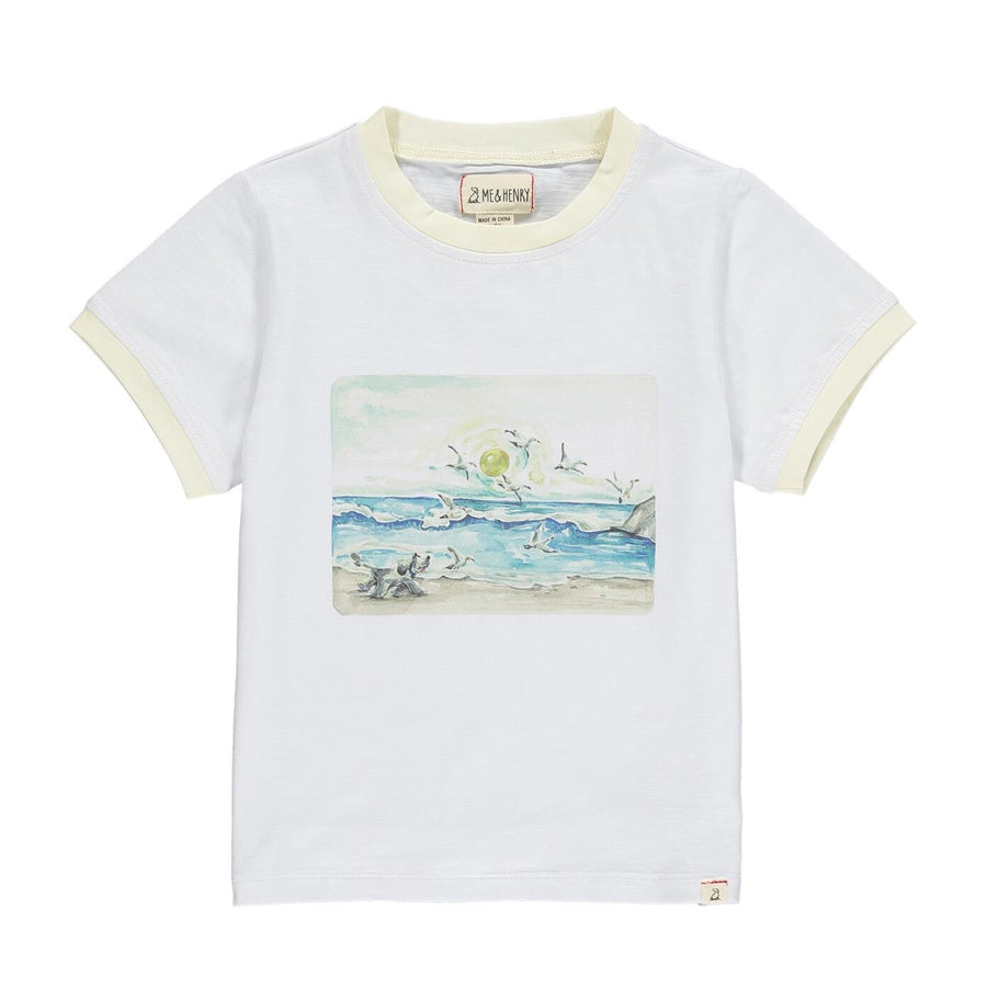 Henry 'At the Beach' Graphic Tee-TOPS-Me + Henry-Joannas Cuties
