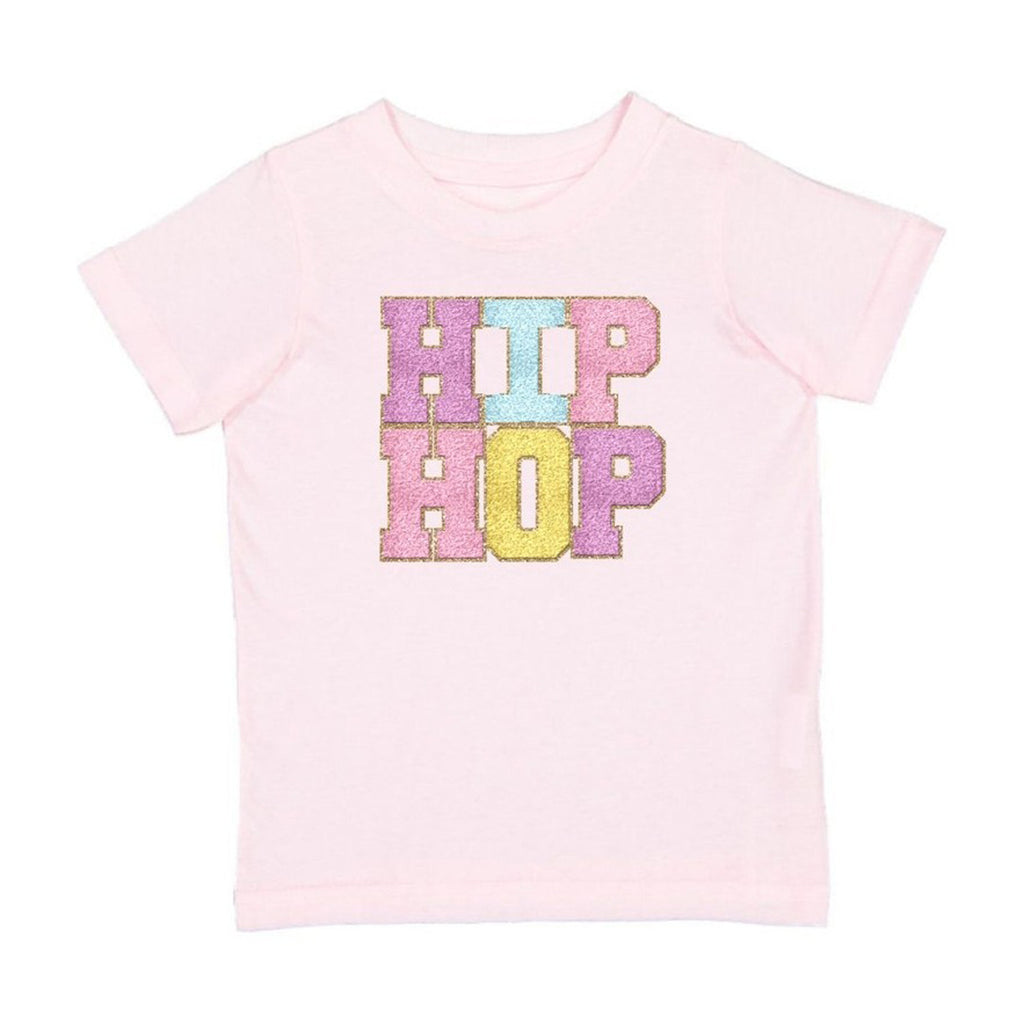 Hip Hop Patch Short Sleeve Shirt-TOPS-Sweet Wink-Joannas Cuties