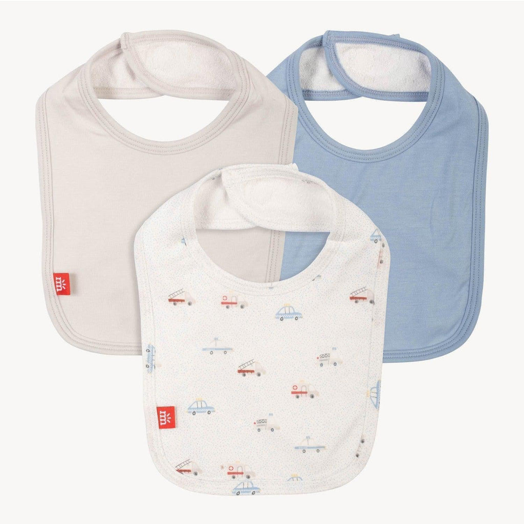 Hug Dispatcher Modal Magnetic Stay Dry Infant Bib 3-Pack