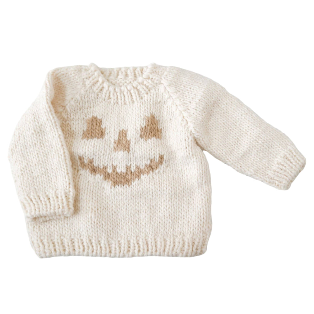 Jack-o-lantern Sweater Cream