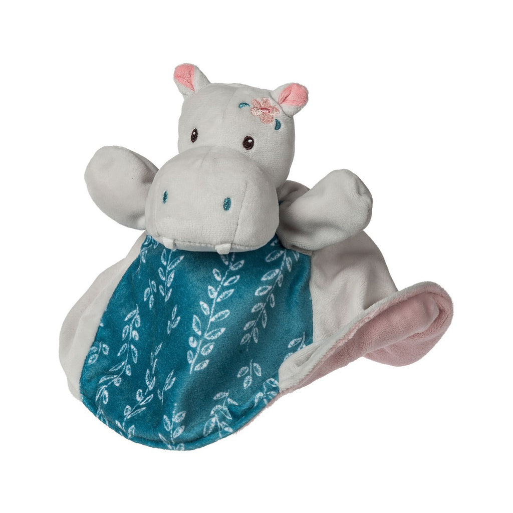 Jewel Hippo Lovey Puppet – 9″-TOYS-Mary Meyer-Joannas Cuties