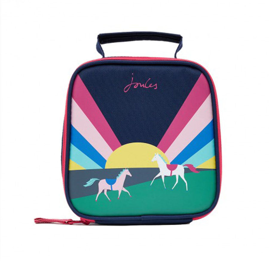 Girls Munch Bag – Blue Horse-BACKPACKS, PURSES & LUNCHBOXES-Joules-Joannas Cuties