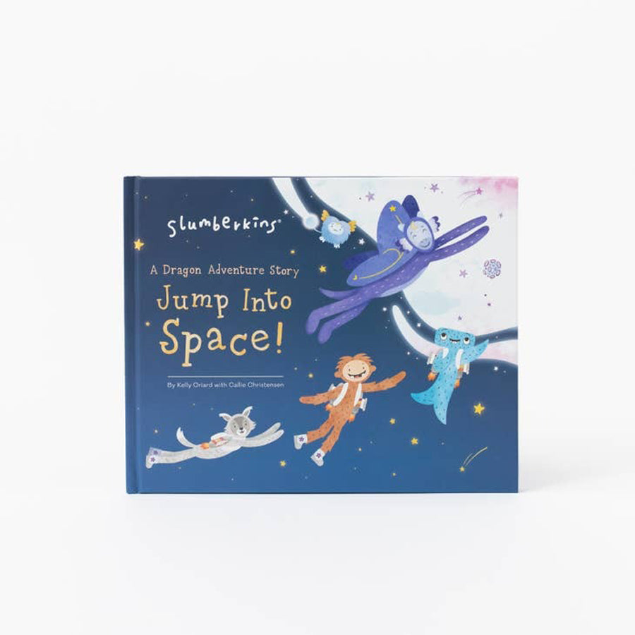 Jump Into Space Hardcover Book + Hammerhead Kin-SOFT TOYS-Slumberkins-Joannas Cuties
