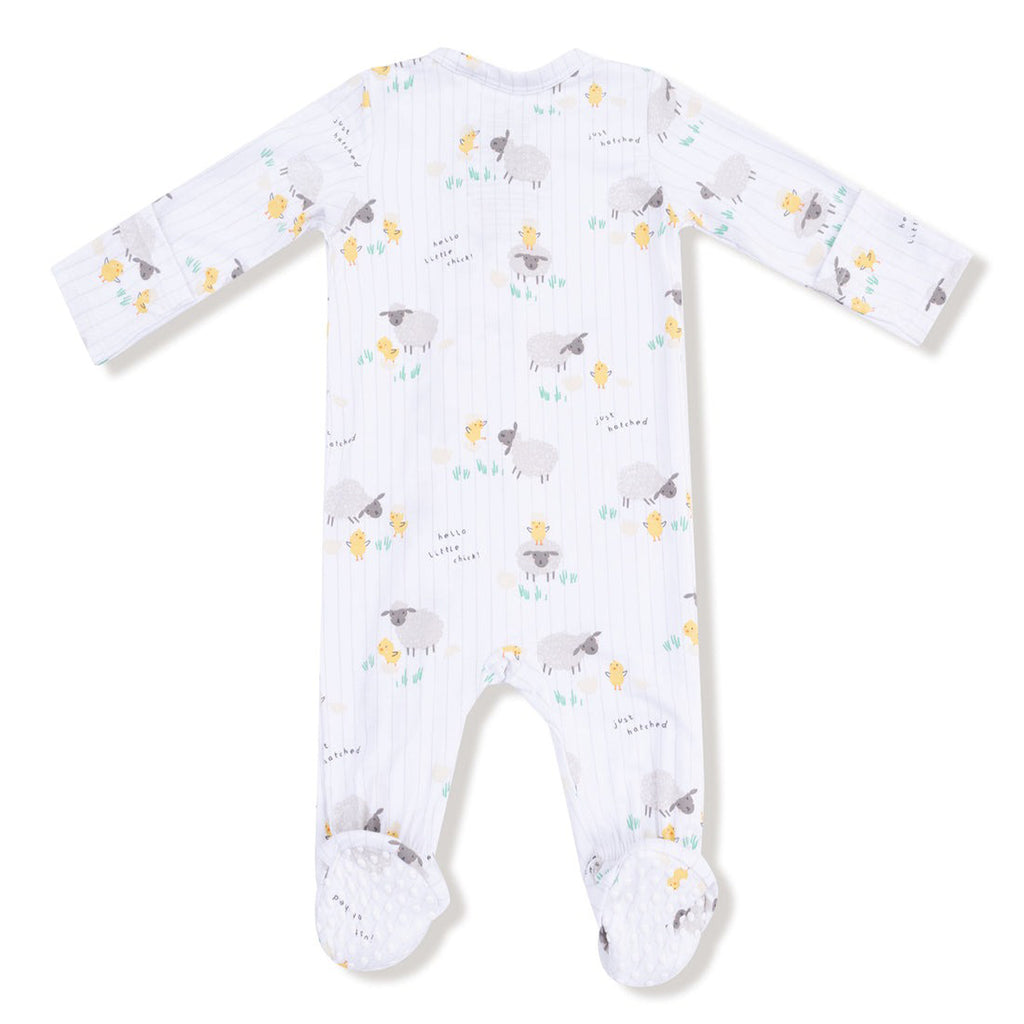 Just Hatched - Unisex 2 Way Zipper Footie