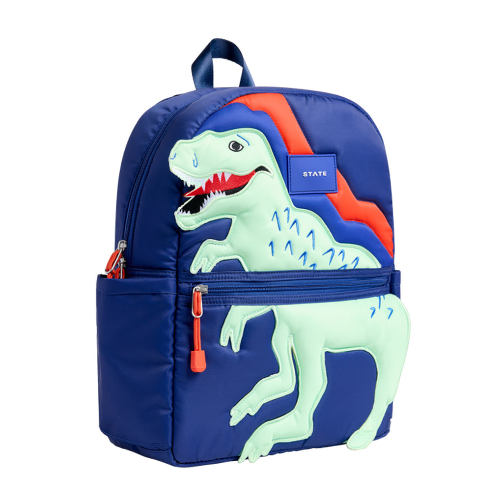 Kane Backpack - Nylon Puffer Dino