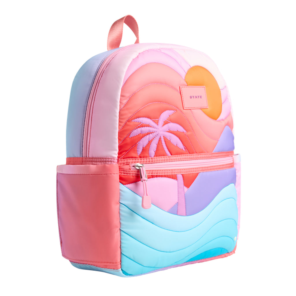 Kane Backpack - Nylon Puffer Sunset