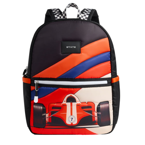 Kane Backpack - Nylon Puffer Travel Racecar