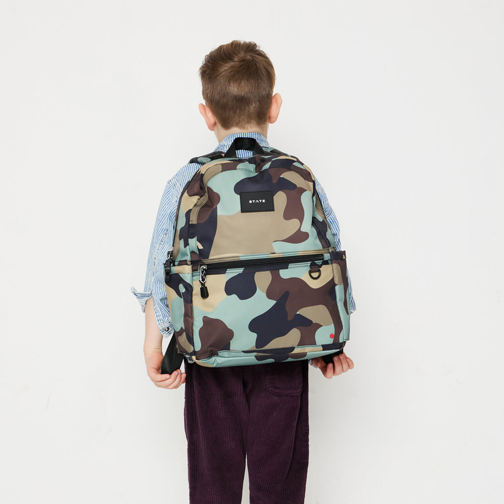 Kane Double Pocket Backpack - Nylon Camo