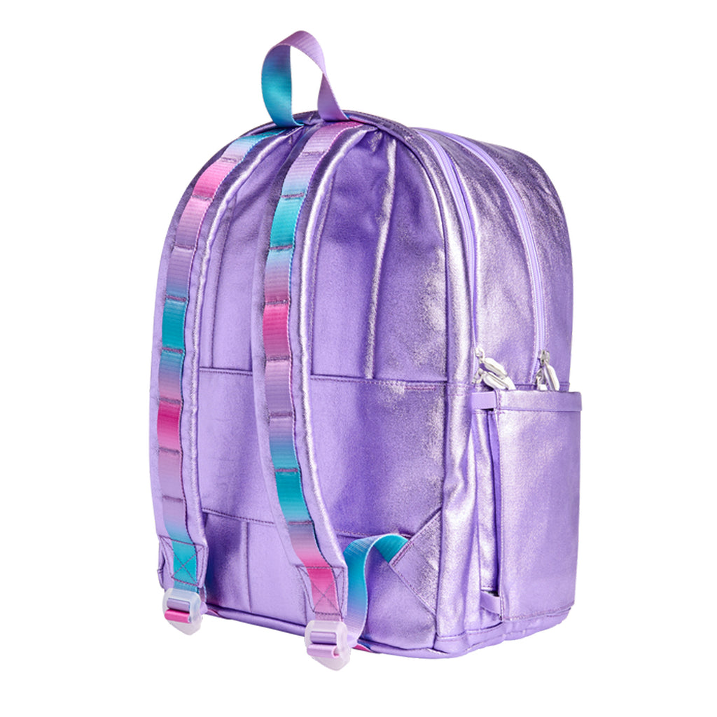 Kane Double Pocket Backpack - Metallic 3D Butterfly