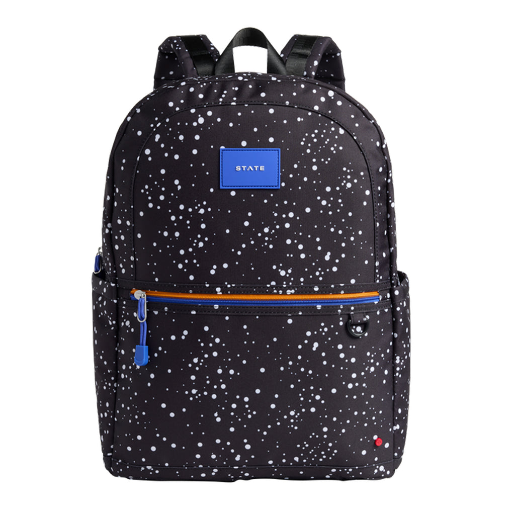 Kane Double Pocket Large Backpack - Recycled Polycanvas Spackled