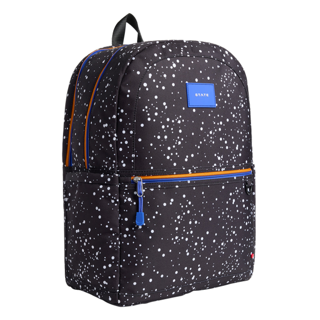 Kane Double Pocket Large Backpack - Recycled Polycanvas Spackled