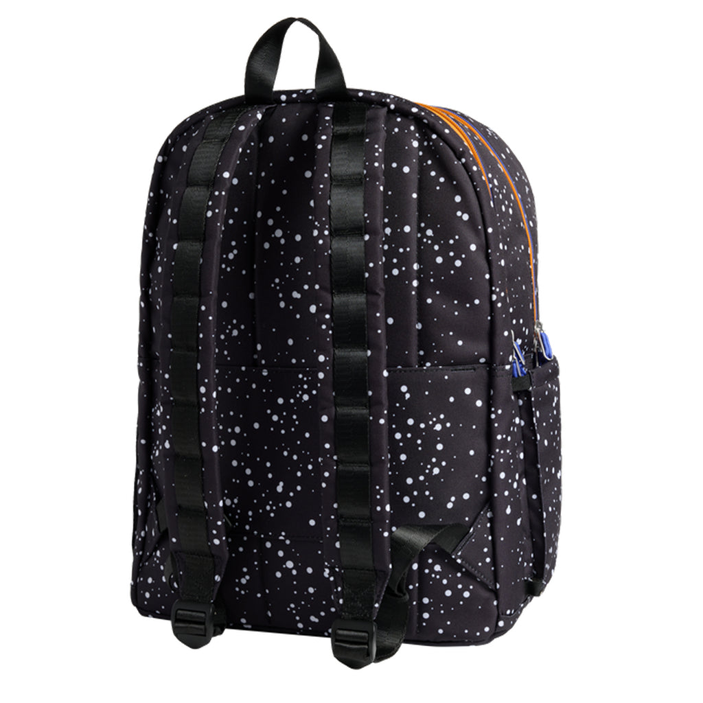 Kane Double Pocket Large Backpack - Recycled Polycanvas Spackled