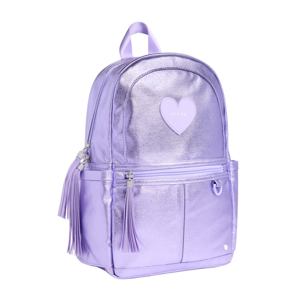 Kane Mini Backpack - Metallic Liliac