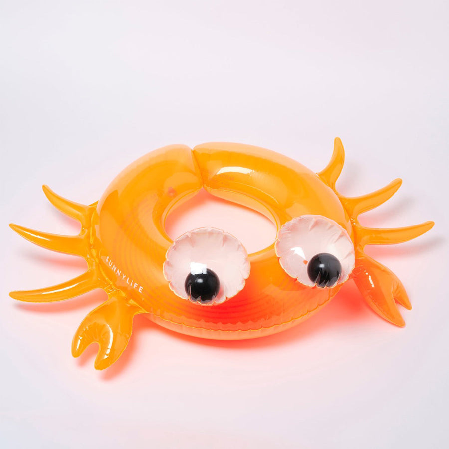 Kiddy Pool Ring Sonny the Sea Creature Neon Orange-TOYS-Sunnylife-Joannas Cuties