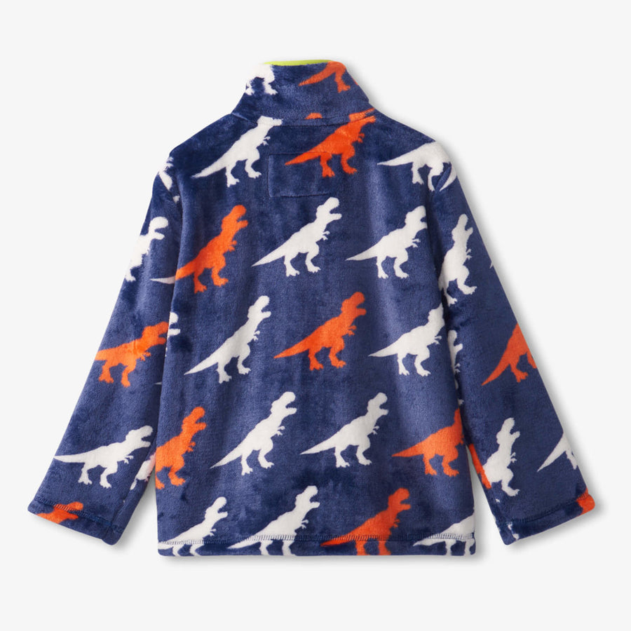 Kids Dinosaur Silhouettes Fleece Jacket-OUTERWEAR-Hatley-Joannas Cuties