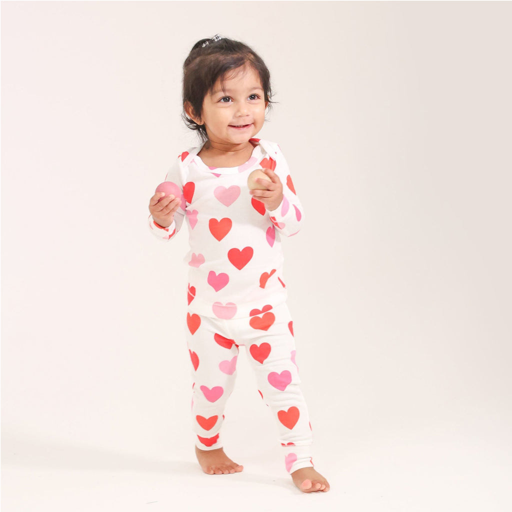 L/S Loungewear Set - Big Hearts