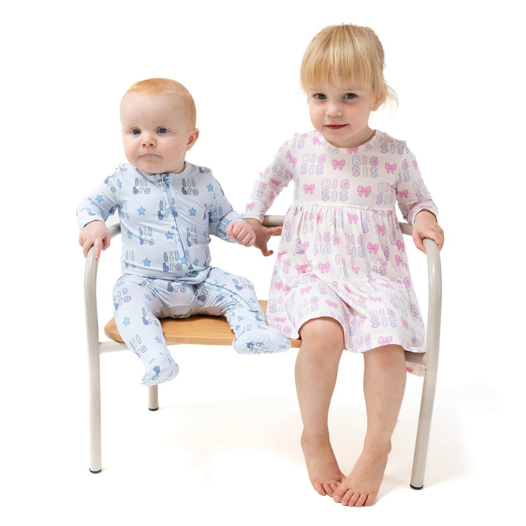 Lil Bro - 2 Way Zipper Footie