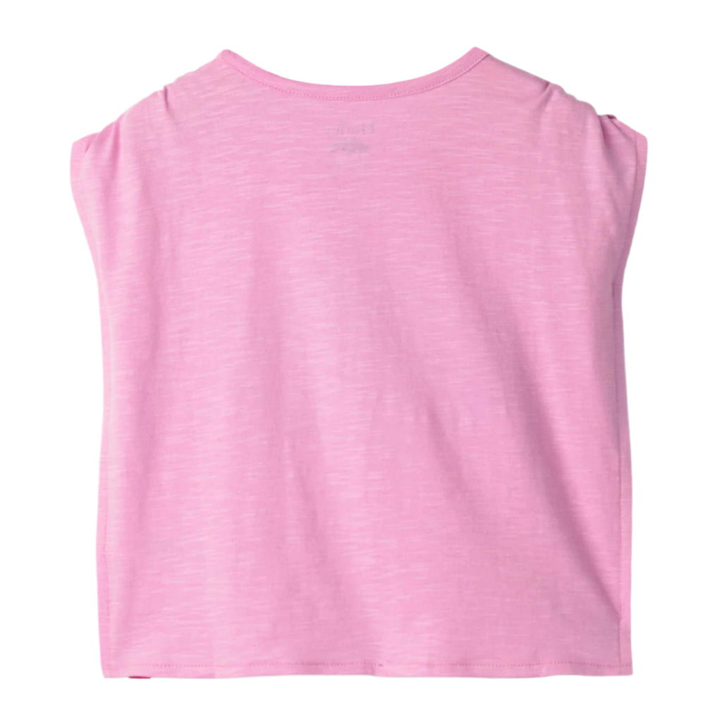 Girls Lilac Shell Cinched Shoulder Top