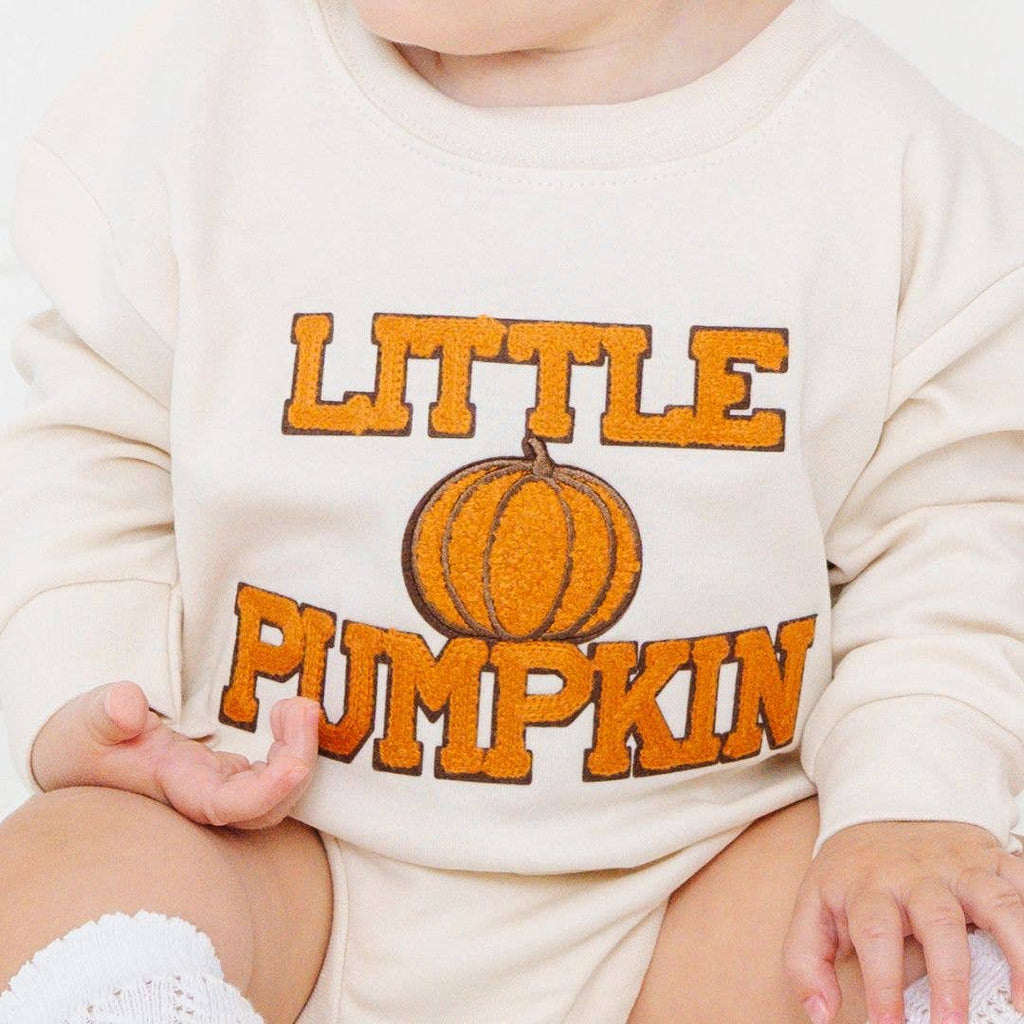 Little Pumpkin Patch Long Sleeve Romper
